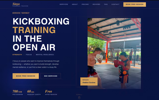 Sinyo Personal Training project